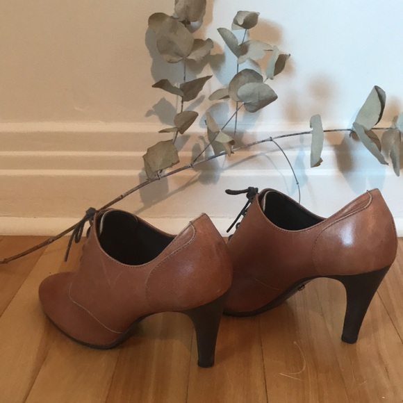 Minelli leather high heels boots - Picture 4 of 6